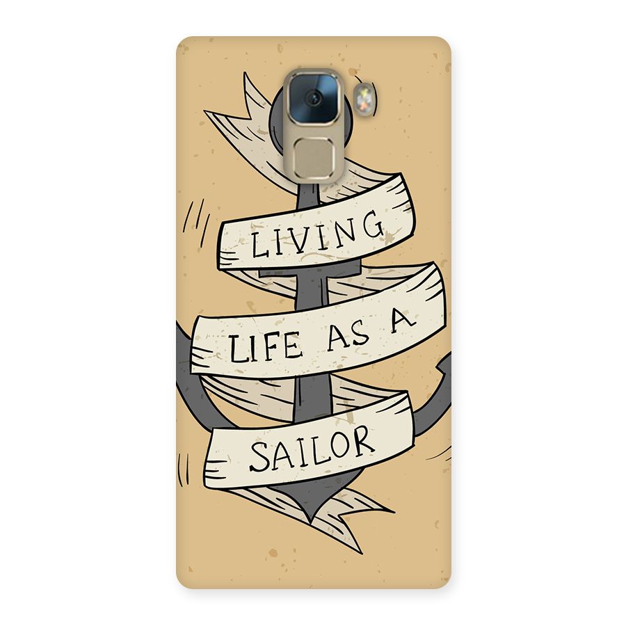 Old School Anchor Back Case for Huawei Honor 7