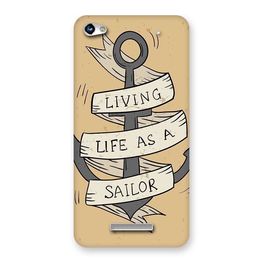 Old School Anchor Back Case for Micromax Hue 2