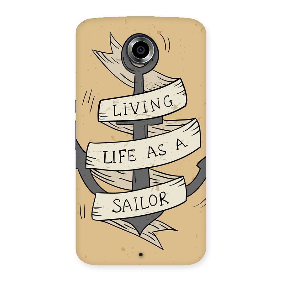 Old School Anchor Back Case for Nexsus 6