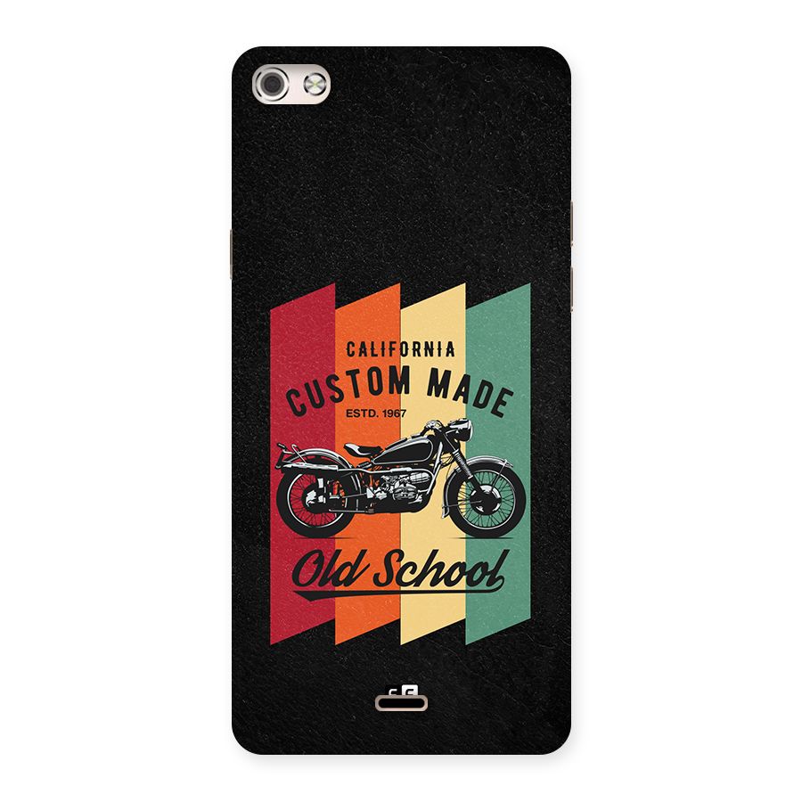 Old School Bike Back Case for Canvas Silver 5