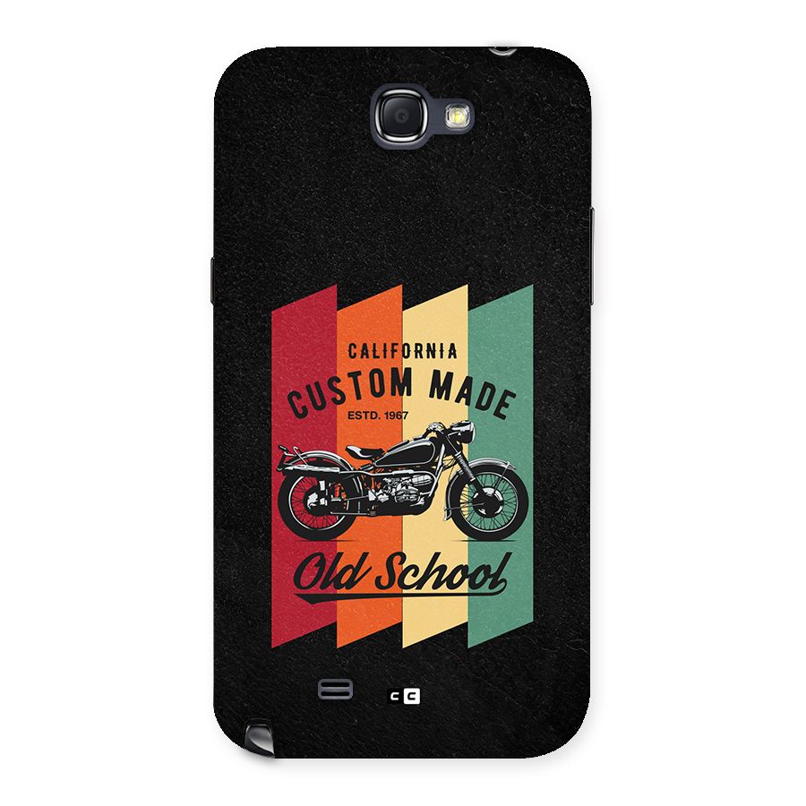 Old School Bike Back Case for Galaxy Note 2