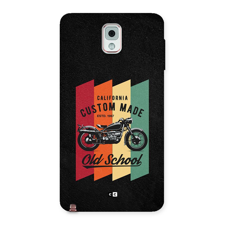 Old School Bike Back Case for Galaxy Note 3