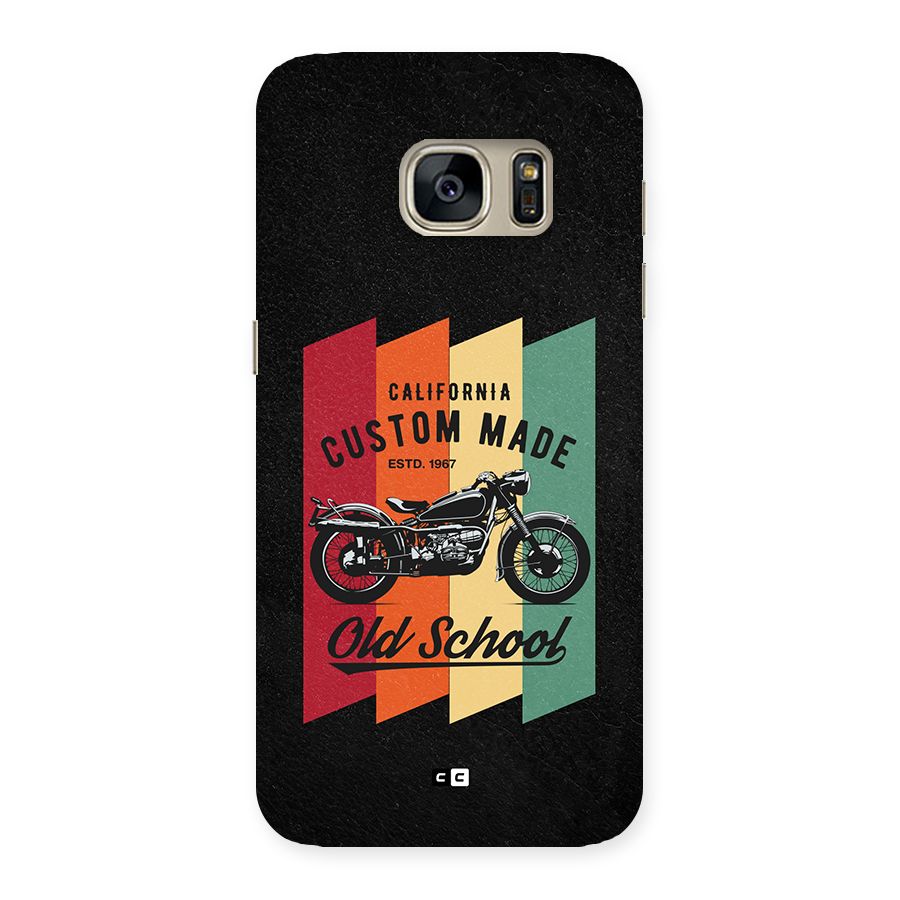 Old School Bike Back Case for Galaxy S7