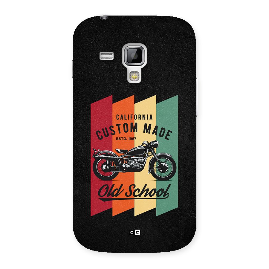 Old School Bike Back Case for Galaxy S Duos