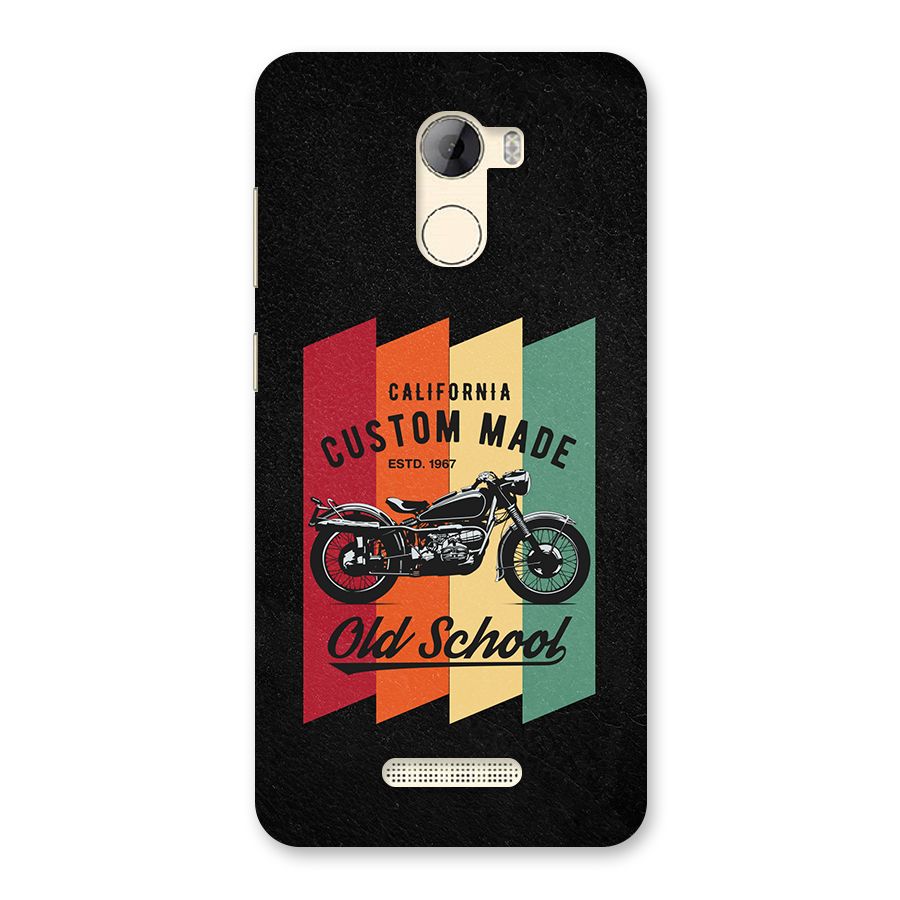 Old School Bike Back Case for Gionee A1 LIte