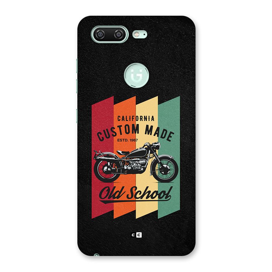 Old School Bike Back Case for Gionee S10