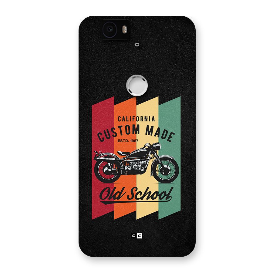Old School Bike Back Case for Google Nexus 6P