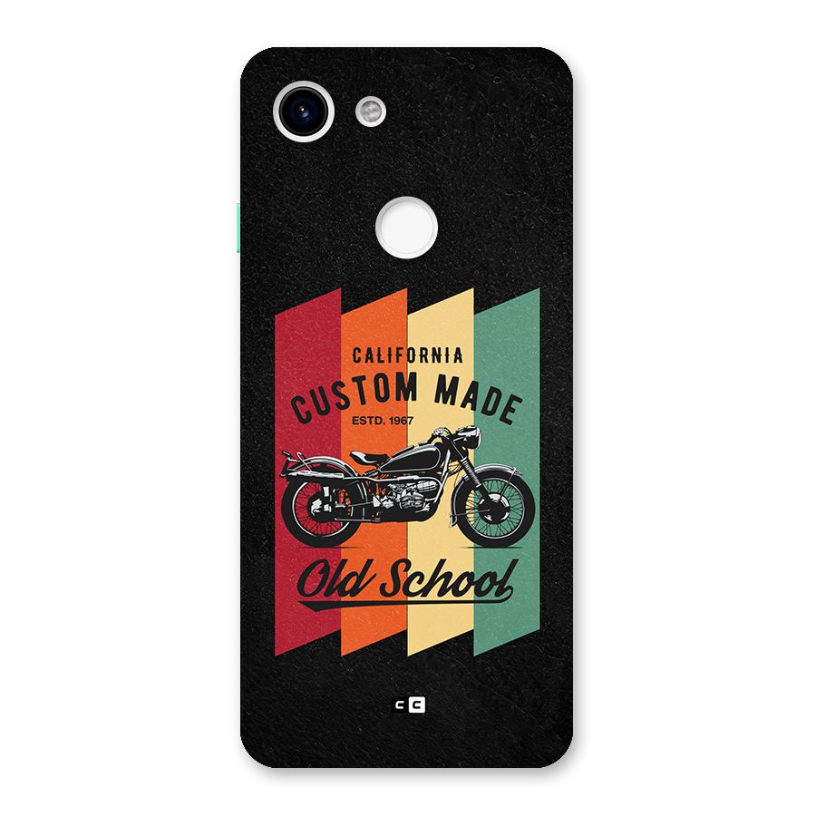 Old School Bike Back Case for Google Pixel 3