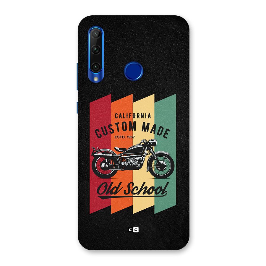 Old School Bike Back Case for Honor 20i