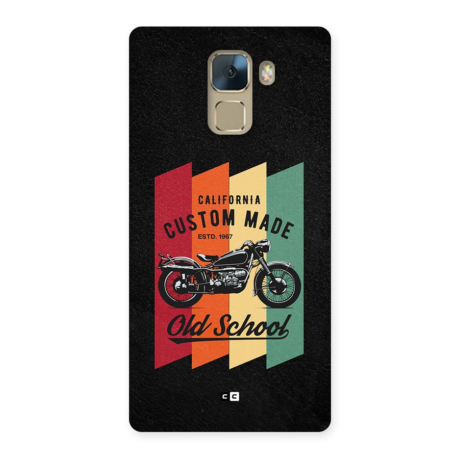 Old School Bike Back Case for Honor 7