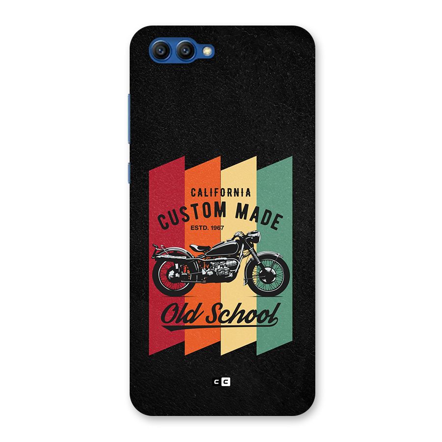 Old School Bike Back Case for Honor View 10