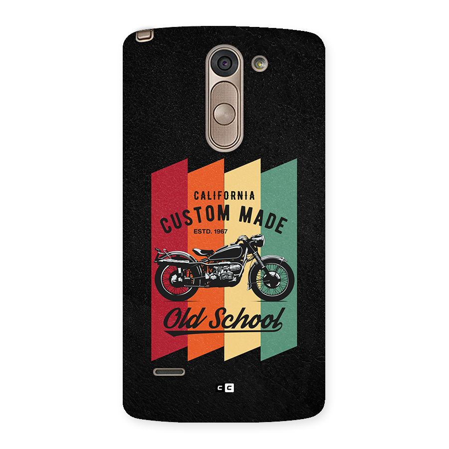 Old School Bike Back Case for LG G3 Stylus