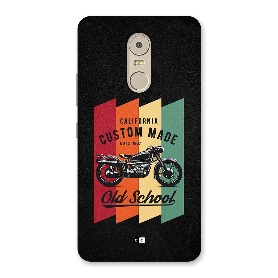 Old School Bike Back Case for Lenovo K6 Note
