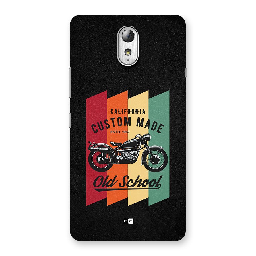 Old School Bike Back Case for Lenovo Vibe P1M