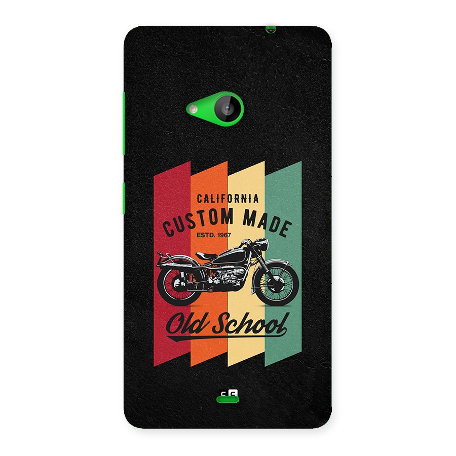 Old School Bike Back Case for Lumia 535
