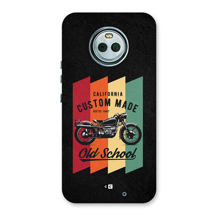 Old School Bike Back Case for Moto X4