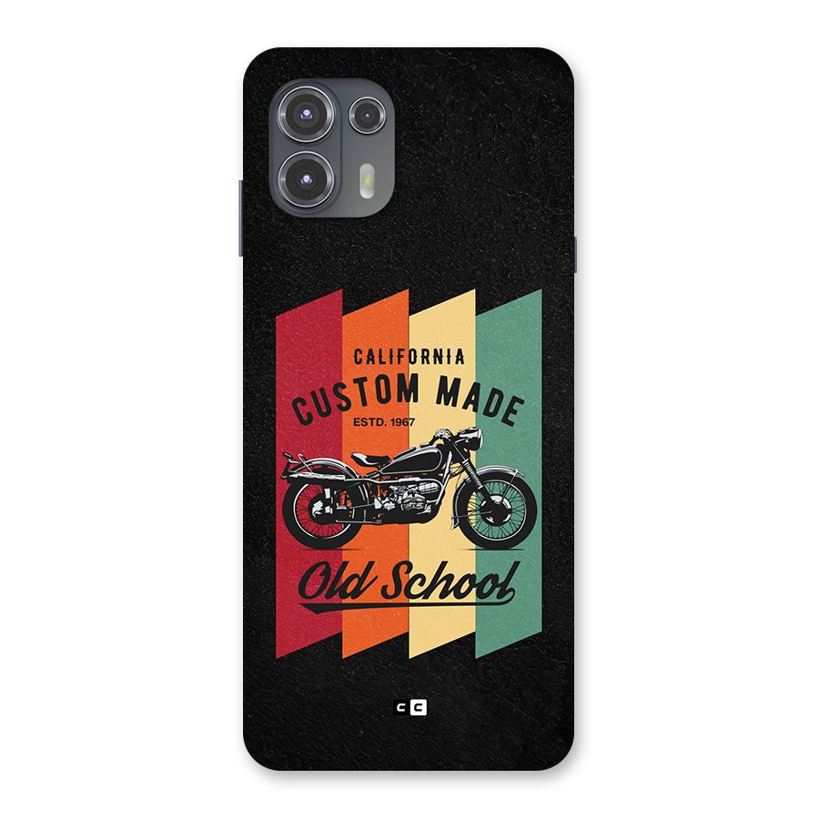 Old School Bike Back Case for Motorola Edge 20 Fusion