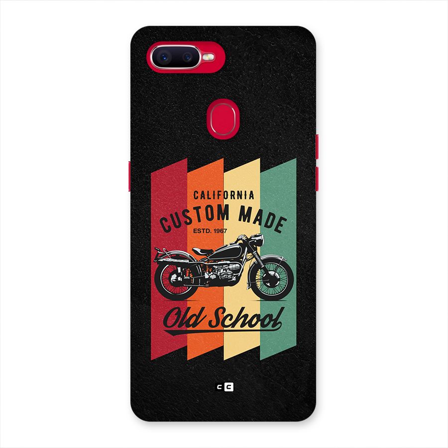 Old School Bike Back Case for Oppo F9 Pro