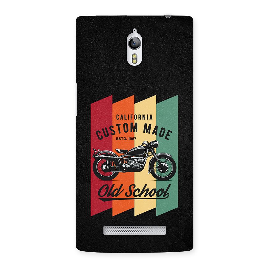 Old School Bike Back Case for Oppo Find 7