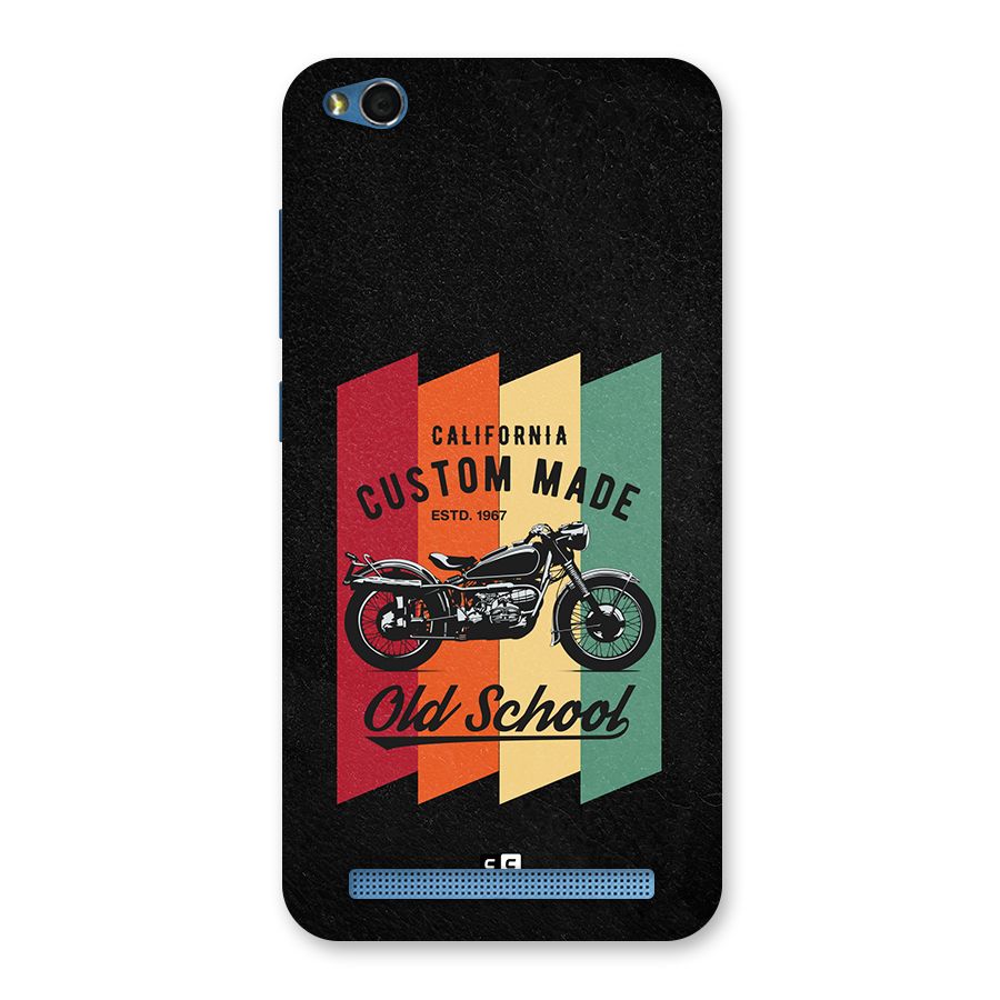 Old School Bike Back Case for Redmi 5A