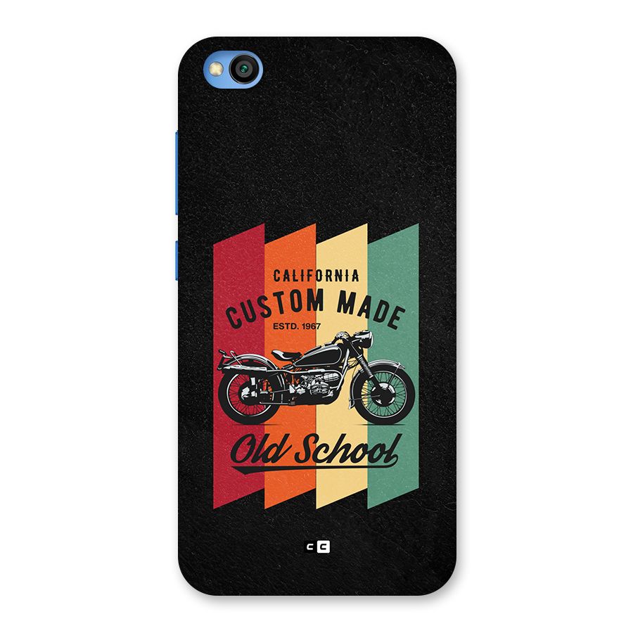 Old School Bike Back Case for Redmi Go