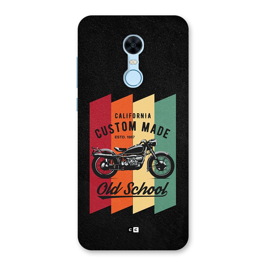 Old School Bike Back Case for Redmi Note 5