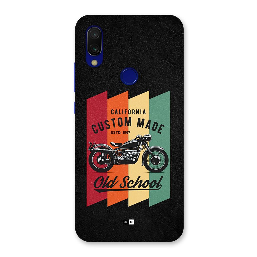 Old School Bike Back Case for Redmi Y3