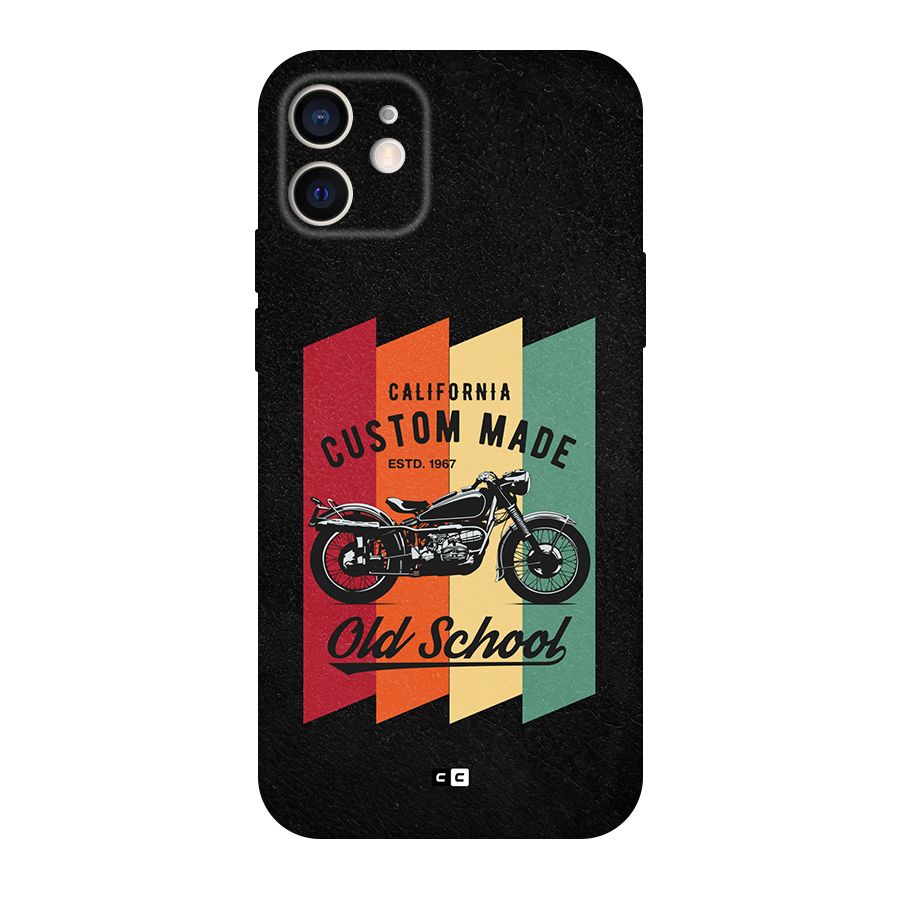 Old School Bike Back Case for iPhone 12