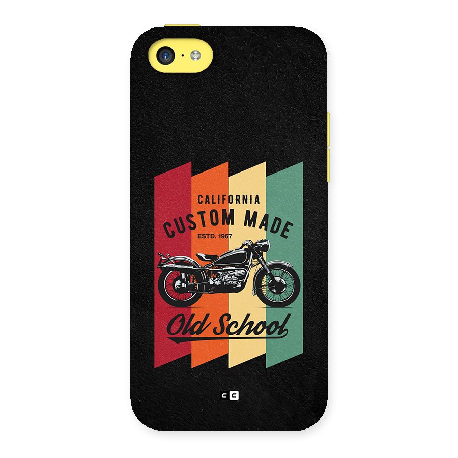 Old School Bike Back Case for iPhone 5C