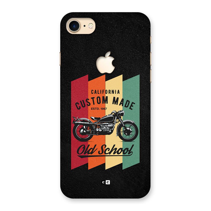 Old School Bike Back Case for iPhone 7 Apple Cut
