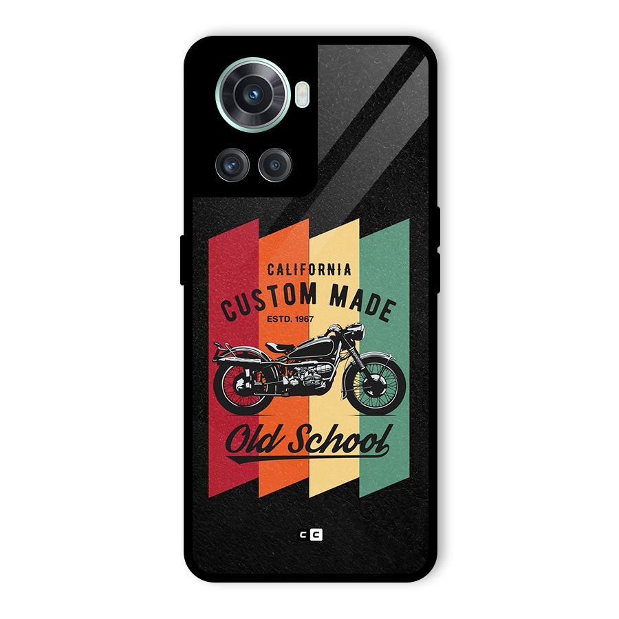 Old School Bike Glass Back Case for OnePlus 10R