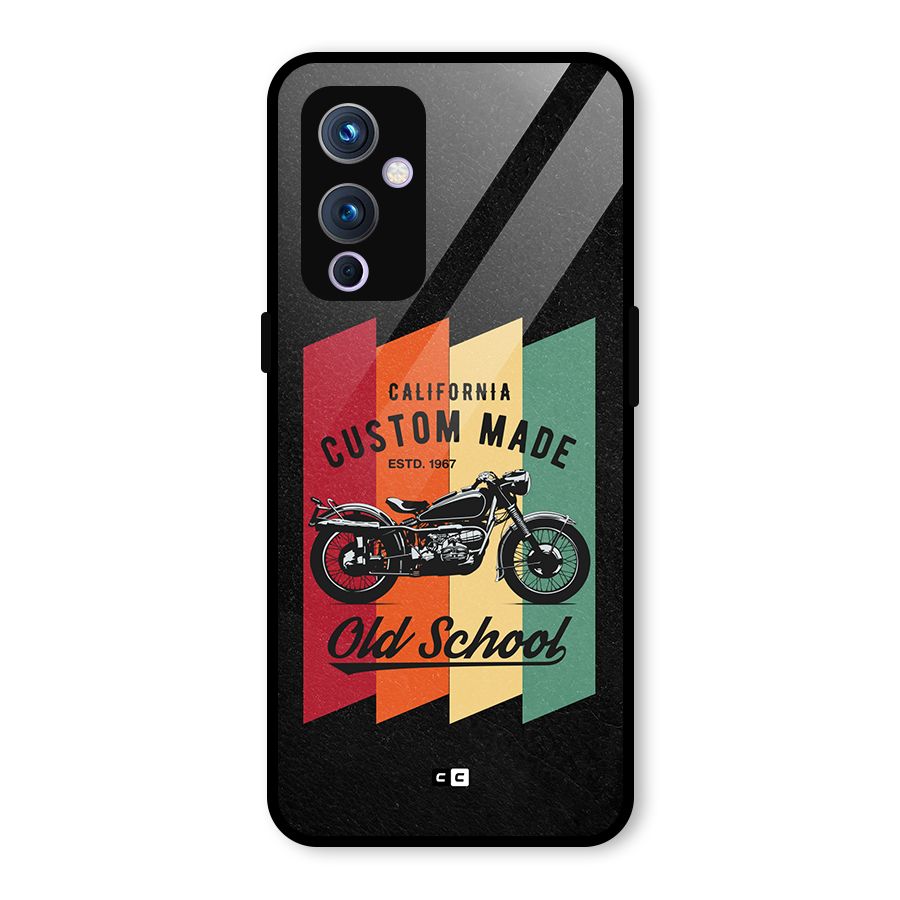 Old School Bike Glass Back Case for OnePlus 9