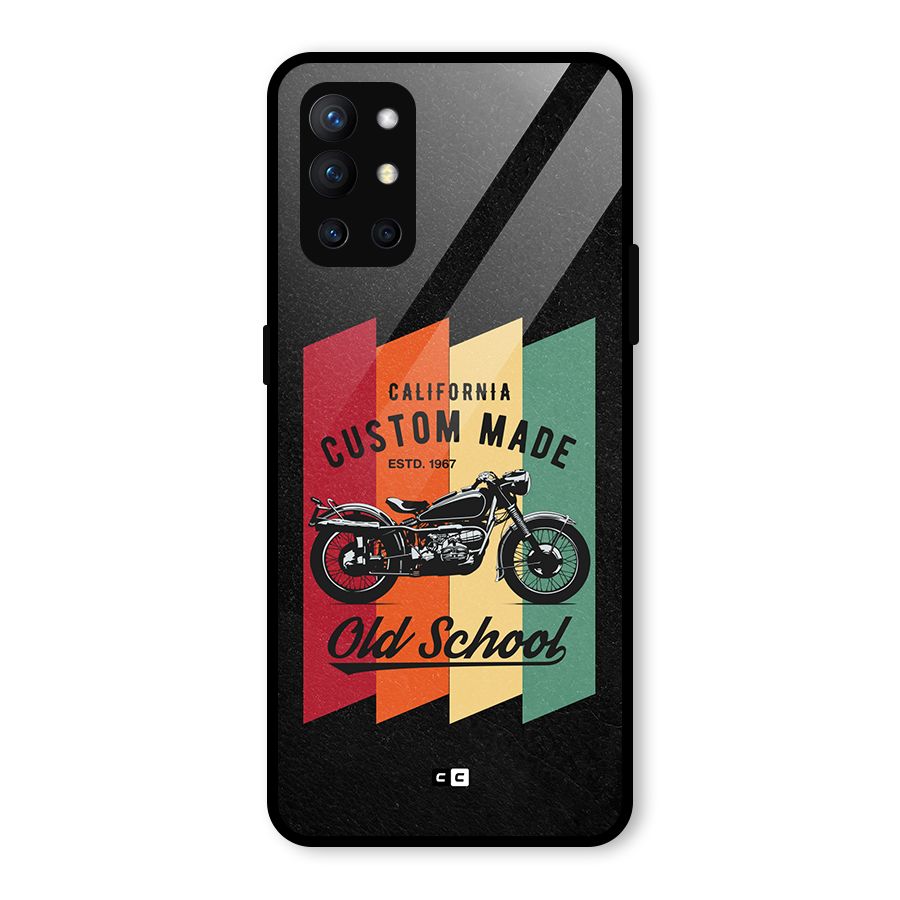 Old School Bike Glass Back Case for OnePlus 9R