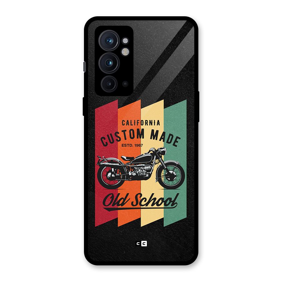 Old School Bike Glass Back Case for OnePlus 9RT 5G