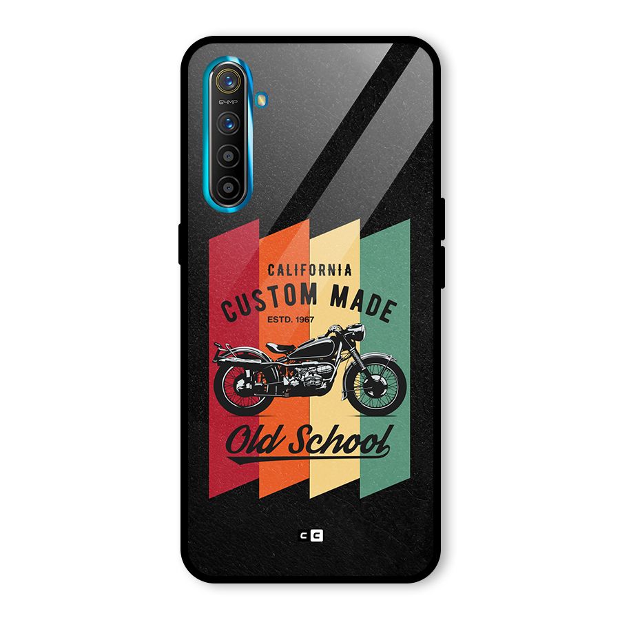 Old School Bike Glass Back Case for Realme XT