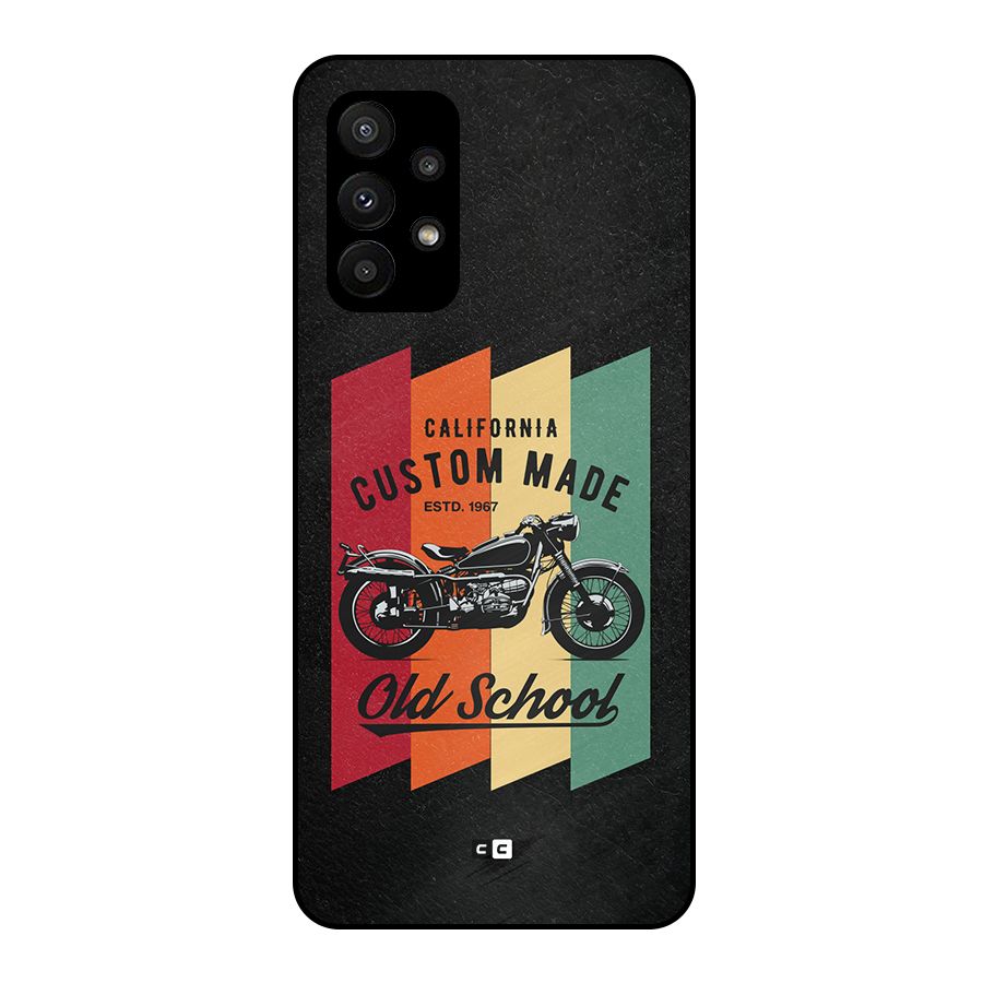 Old School Bike Metal Back Case for Galaxy A23