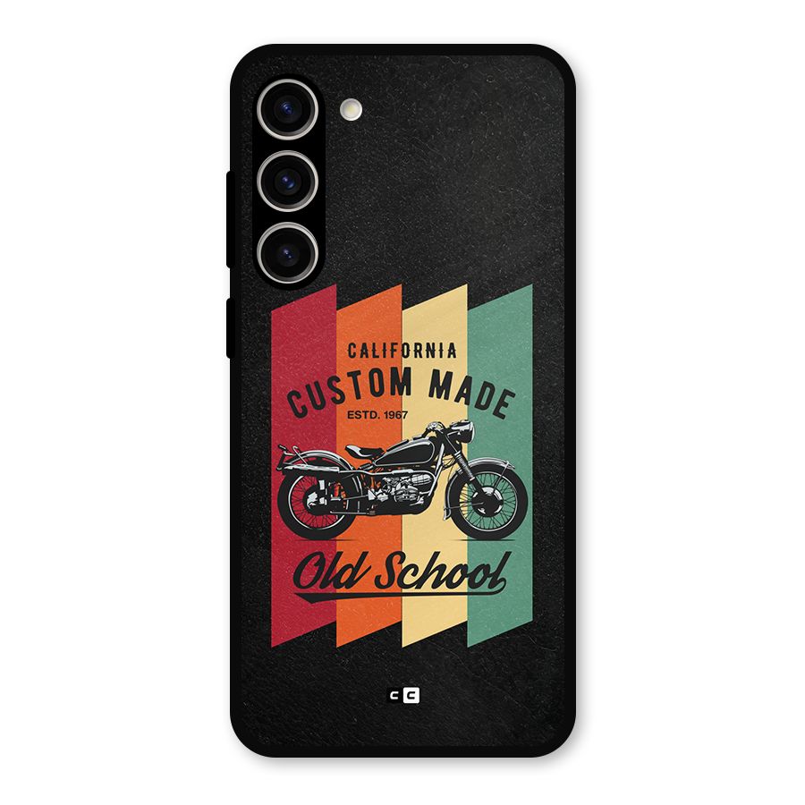 Old School Bike Metal Back Case for Galaxy S23 Plus