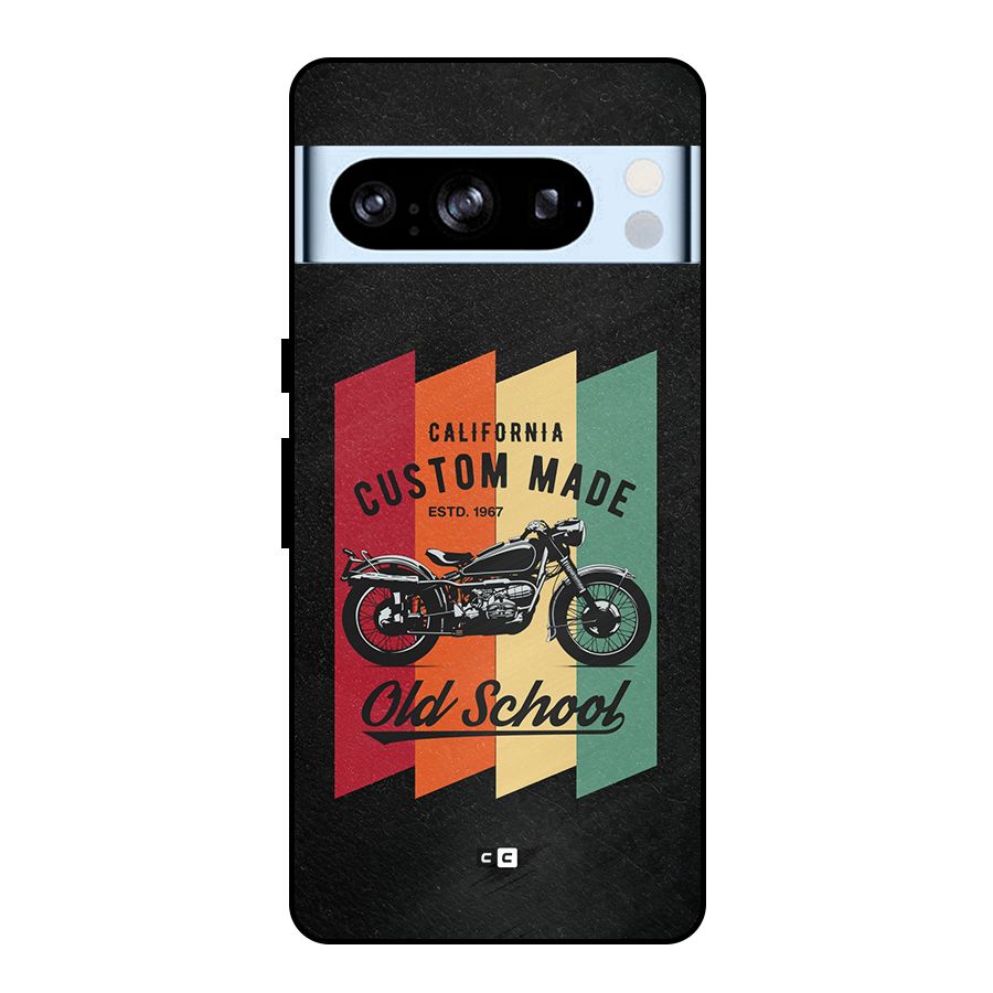 Old School Bike Metal Back Case for Google Pixel 8 Pro