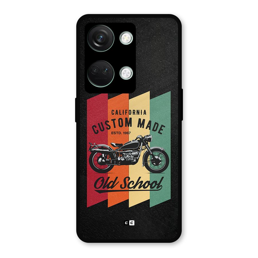 Old School Bike Metal Back Case for OnePlus Nord 3