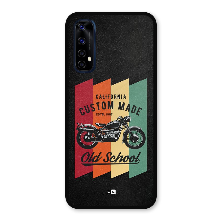 Old School Bike Metal Back Case for Realme 7