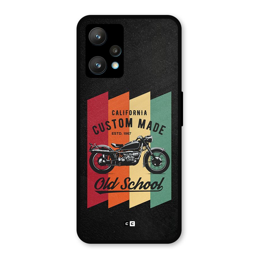 Old School Bike Metal Back Case for Realme 9