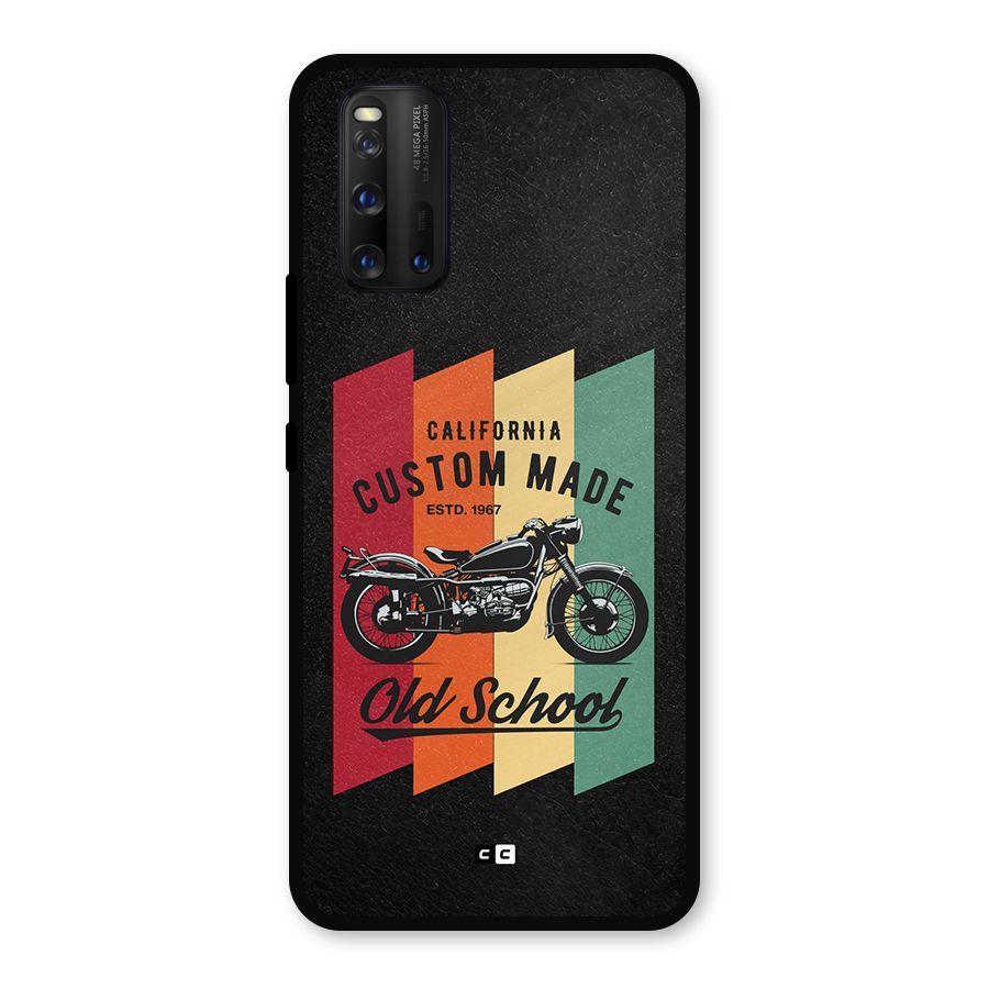 Old School Bike Metal Back Case for iQOO 3