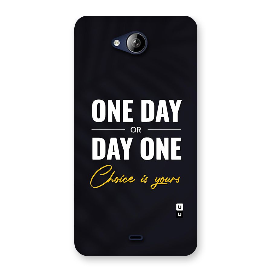 One Day or Day One Back Case for Canvas Play Q355