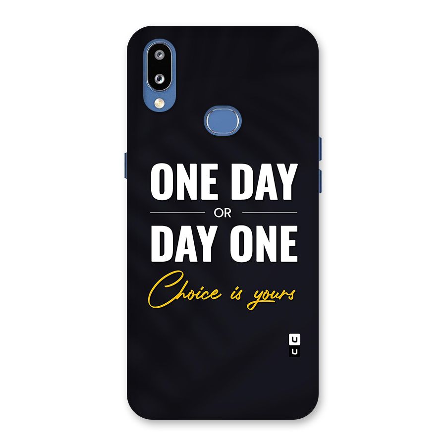 One Day or Day One Back Case for Galaxy M01s