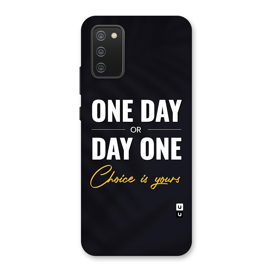 One Day or Day One Back Case for Galaxy M02s