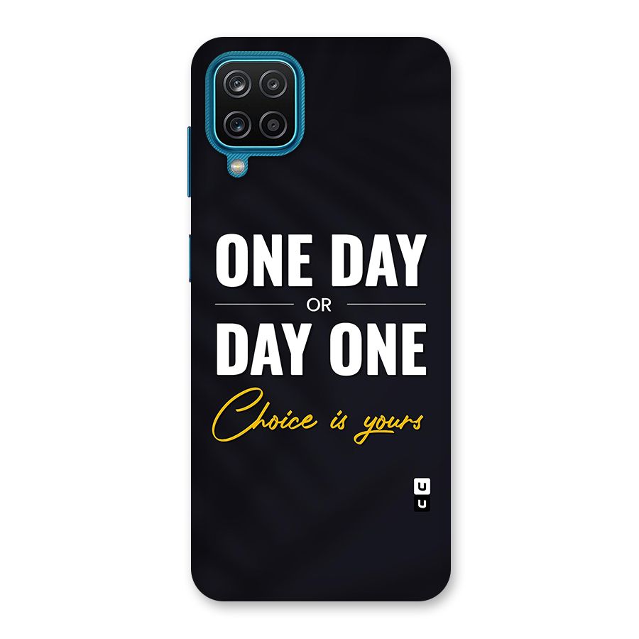 One Day or Day One Back Case for Galaxy M12