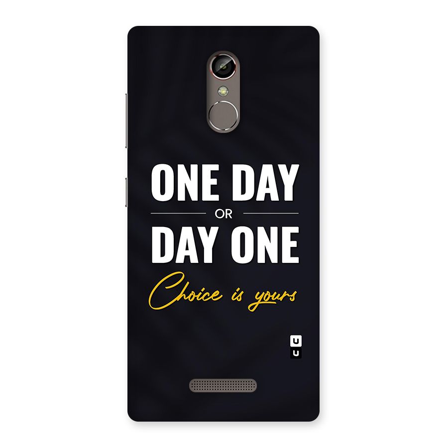 One Day or Day One Back Case for Gionee S6s