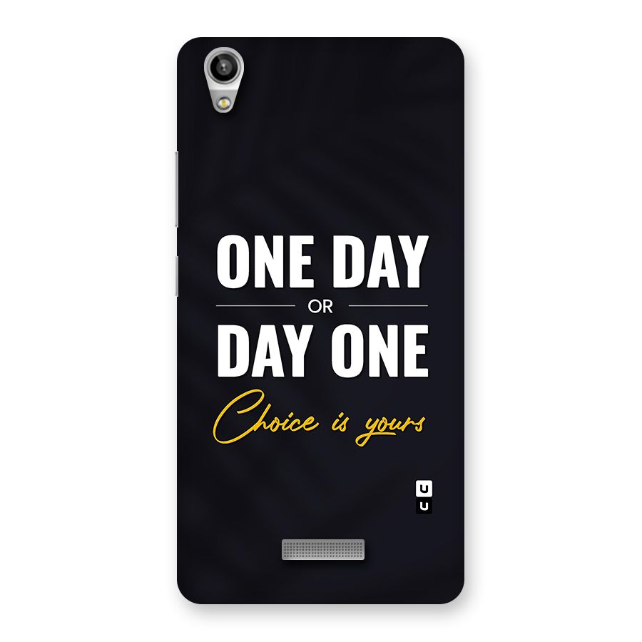 One Day or Day One Back Case for Lava-Pixel-V1