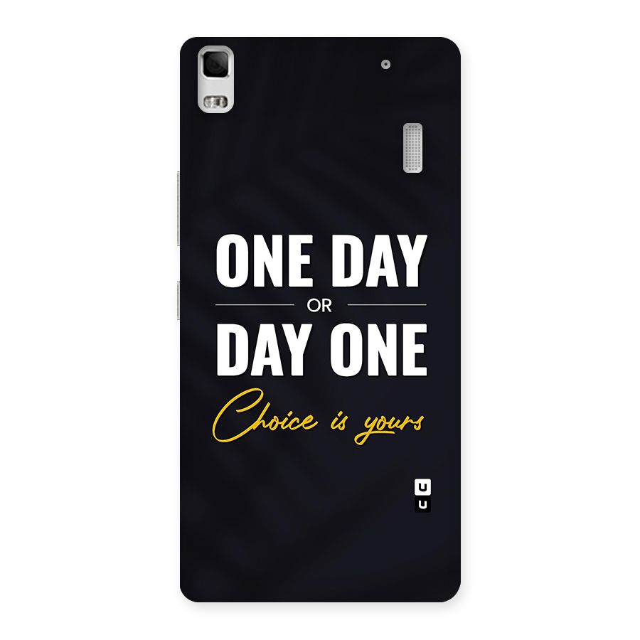 One Day or Day One Back Case for Lenovo K3 Note