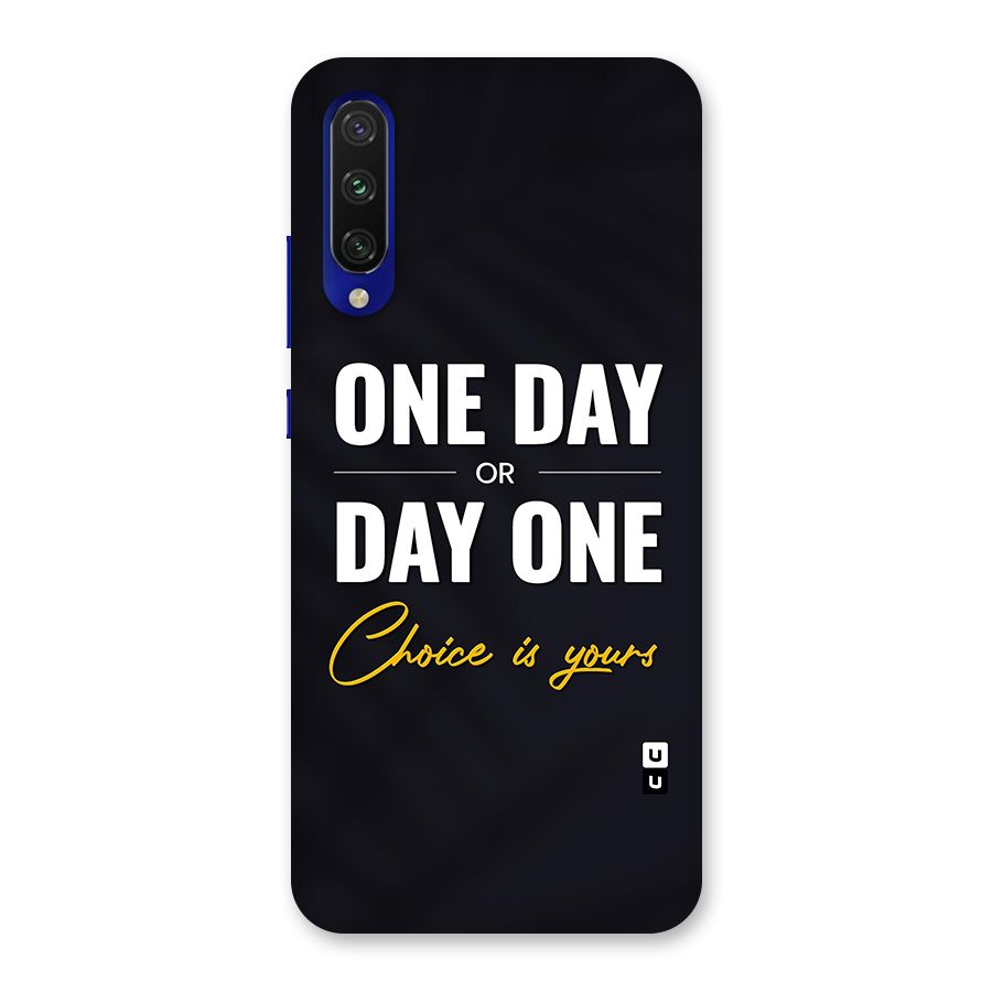 One Day or Day One Back Case for Mi A3